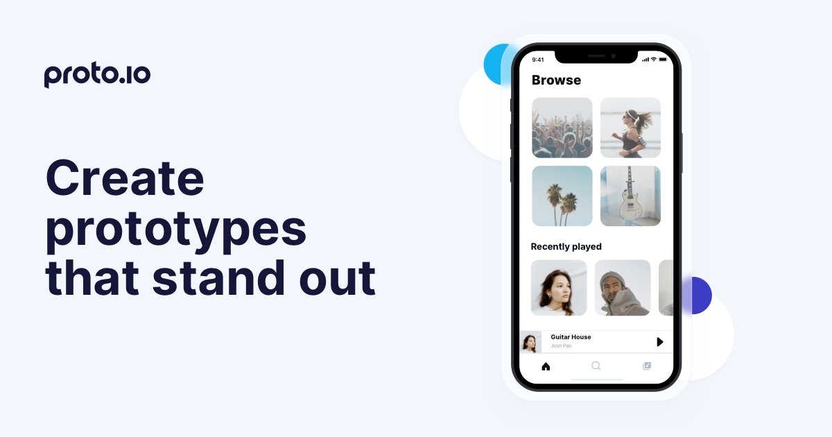 Proto.io Design Proto.io for Designers | Create prototypes that stand out