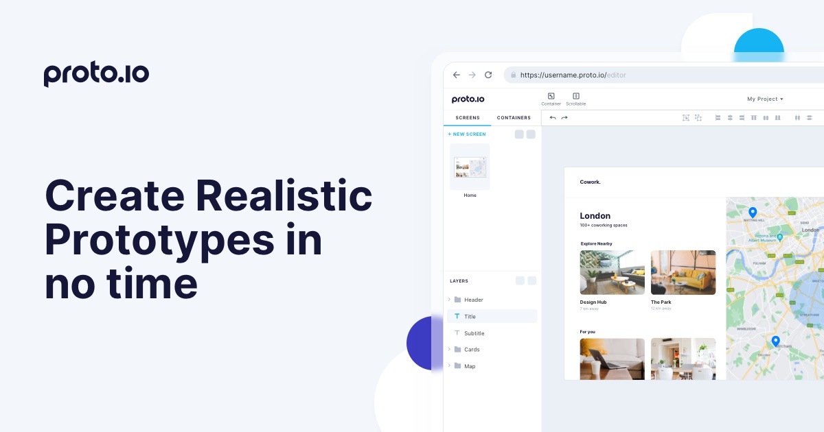 Proto.io for Developers | Create Realistic Prototypes in no time