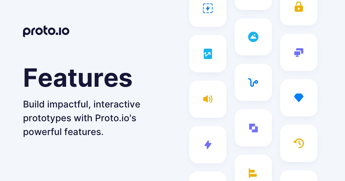 Proto.io Design Features - Proto.io