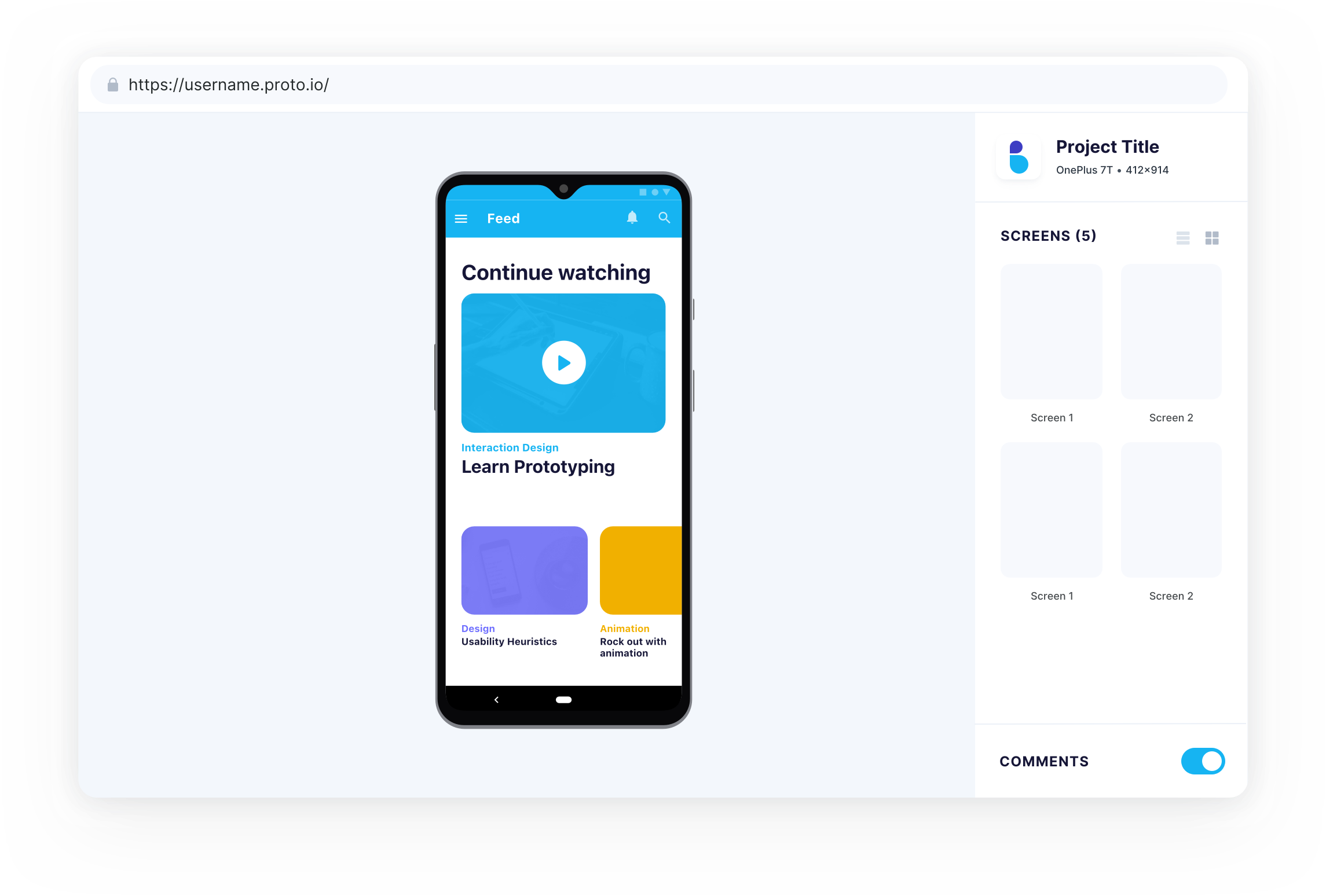 Proto.io Prototyping for all